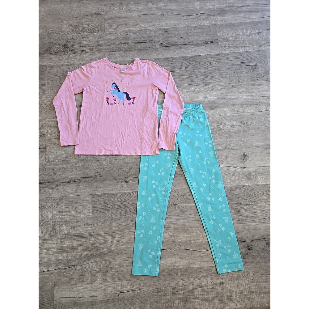 Hannah Anderson Pajamas Mixed Print Top & Bottom Sizes 12/150cm Organic Cotton
